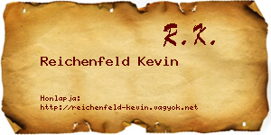 Reichenfeld Kevin névjegykártya